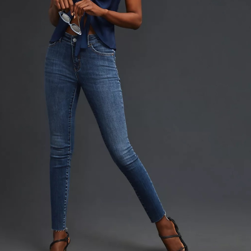 Pilcro and Letterpress by Anthropologie Ultra High-Rise Skinny size 26 nwot